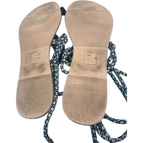 ASOS FACTUAL Tie Leg Sandals - Picture 9 of 10